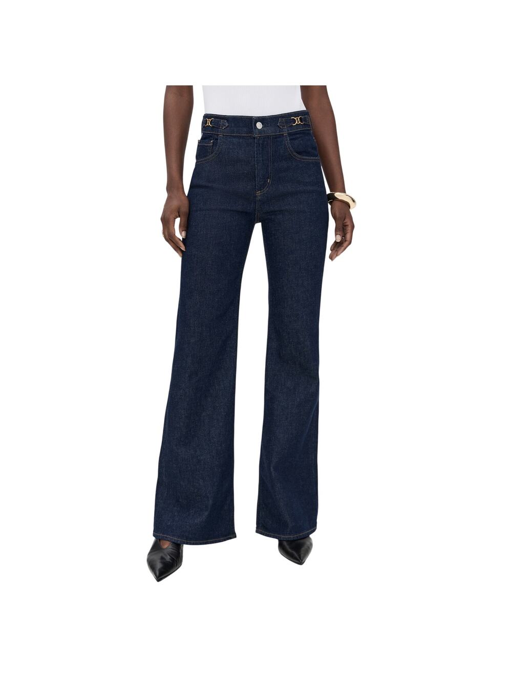 Citizens Of Humanity Dark Indigo Wide-Leg Jeans